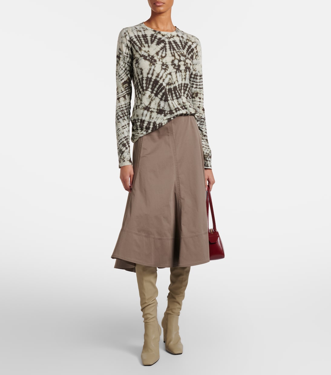 Mia tie-dye cotton jersey top | Proenza Schouler