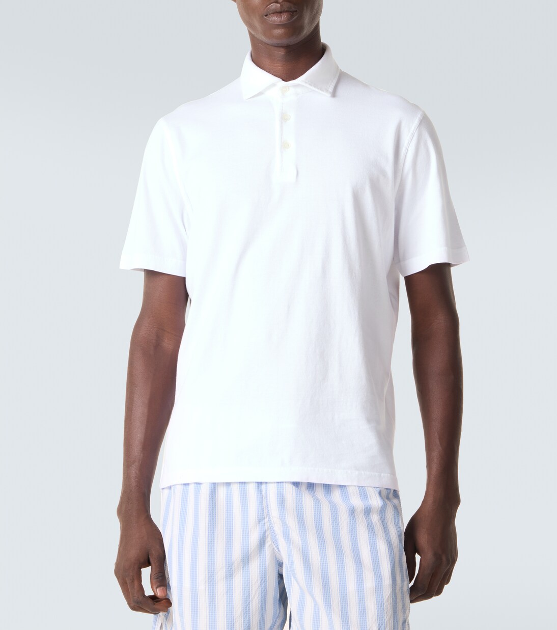 제로 코튼 저지 폴로 셔츠 | Fedeli