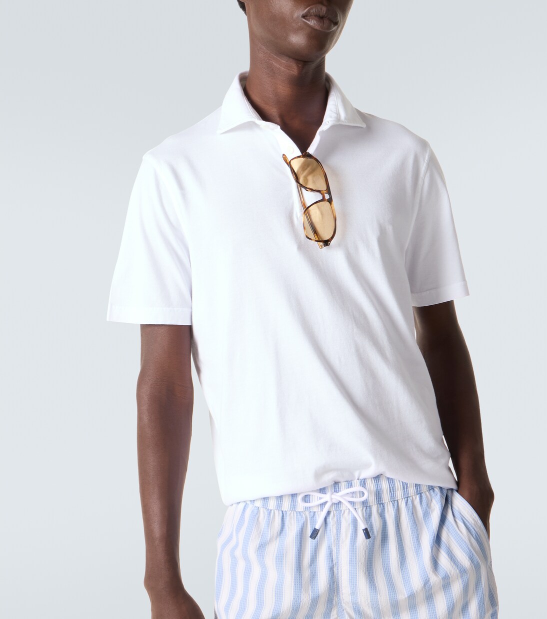 제로 코튼 저지 폴로 셔츠 | Fedeli