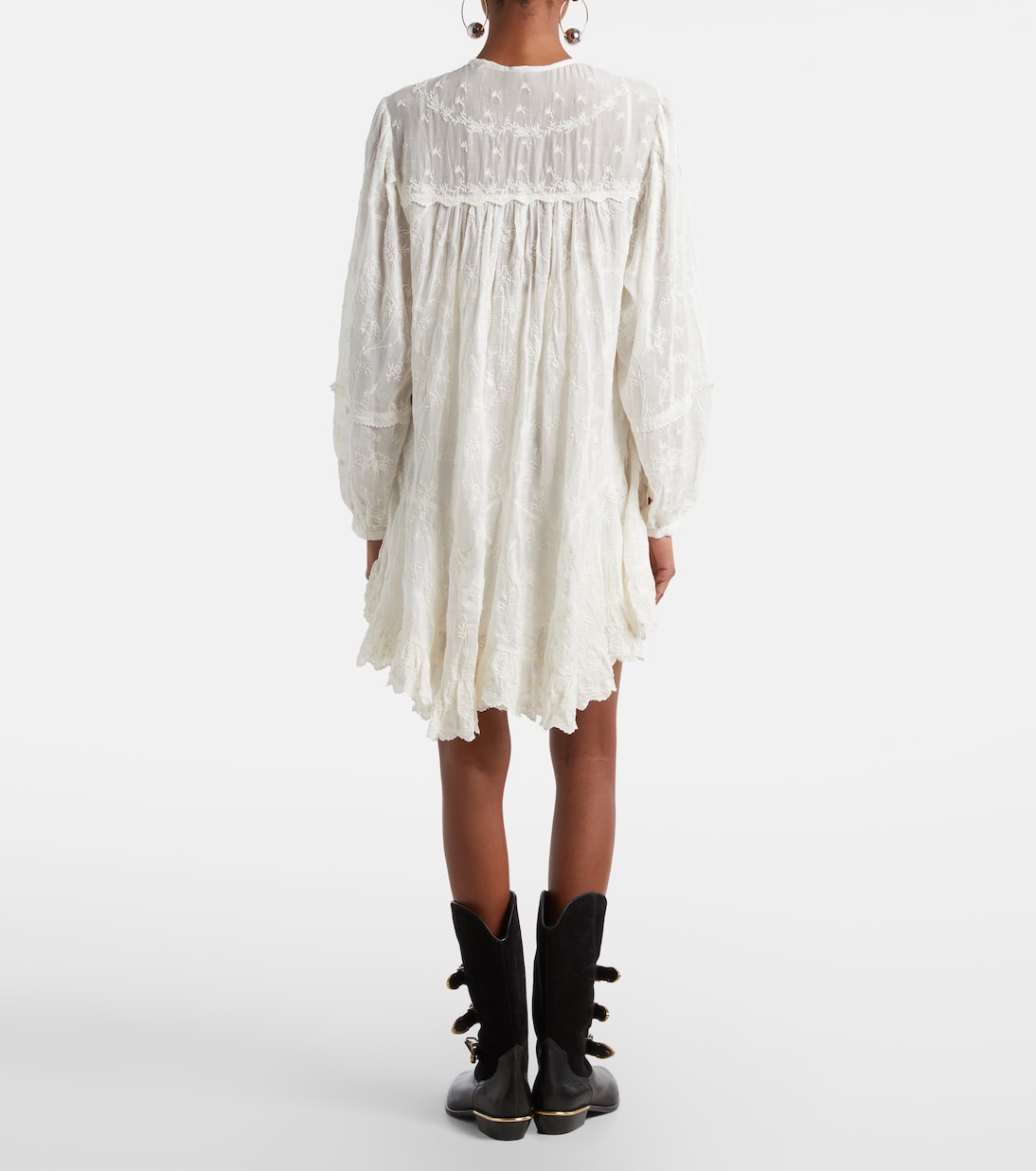 Zame embroidered cotton and silk minidress | Isabel Marant