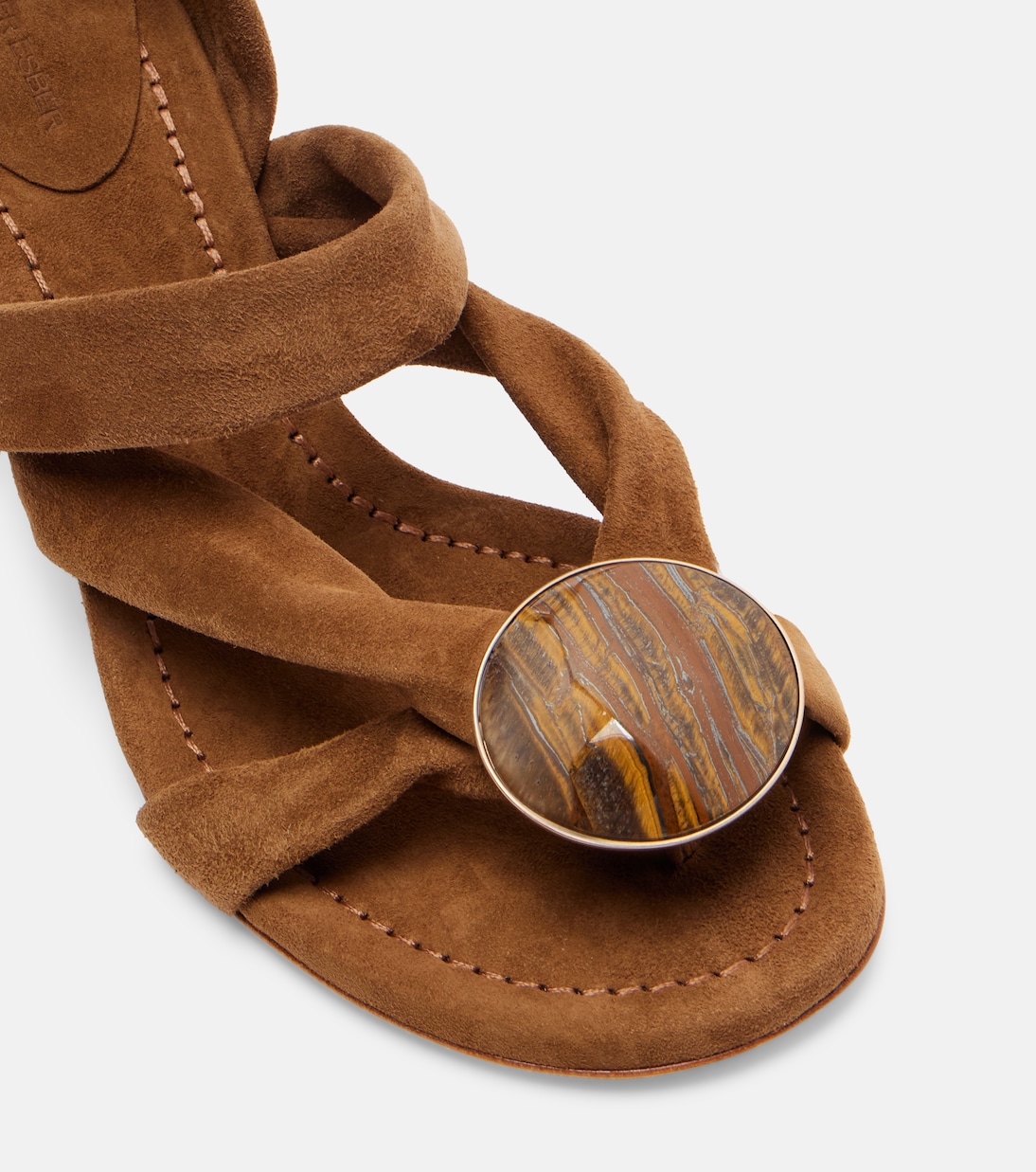 Doma embellished suede sandals | Christopher Esber