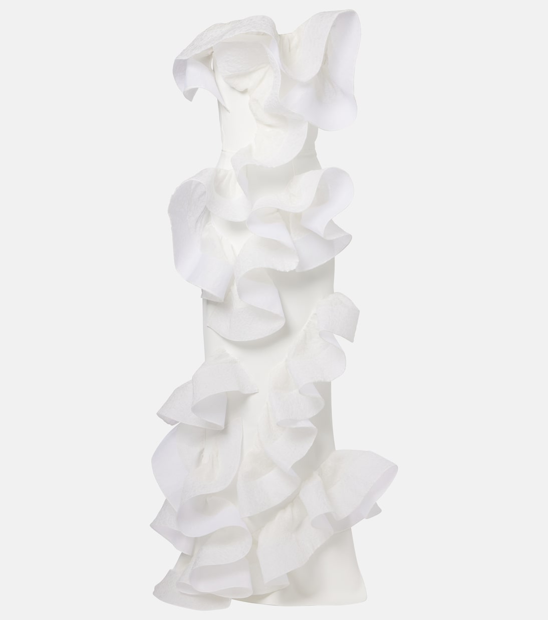 Indulgence organza-trimmed ruffled gown | Maticevski