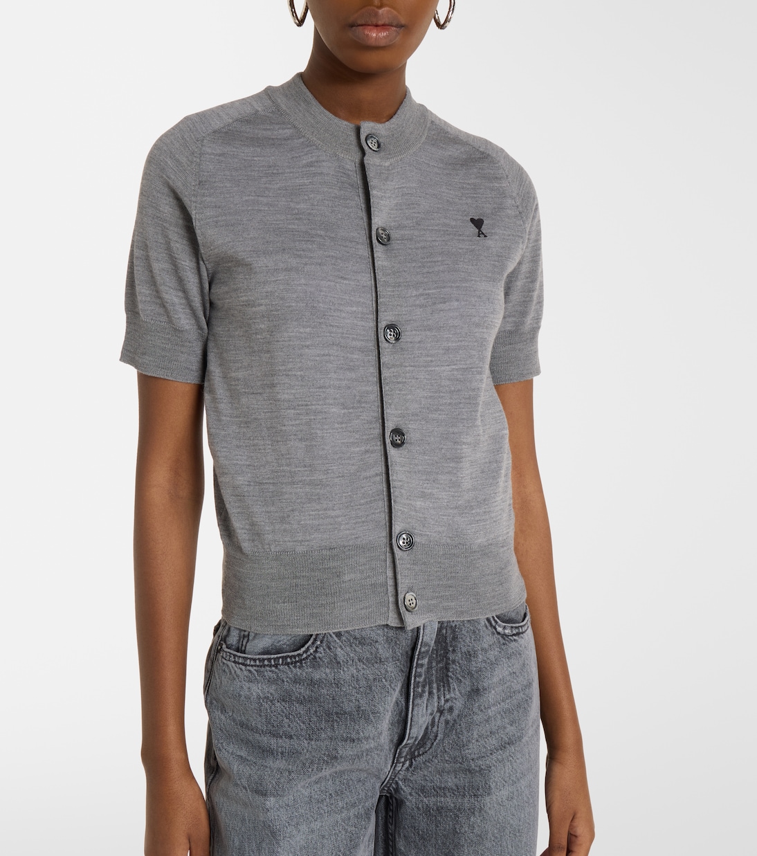 Wool cardigan | Ami Paris