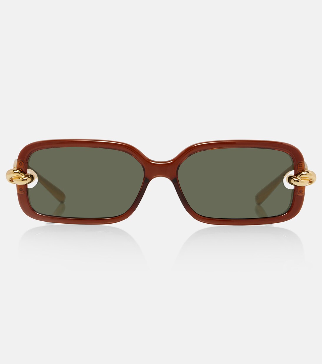 Knot rectangular sunglasses | Bottega Veneta