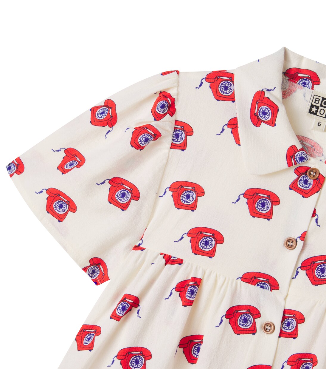 Printed cotton dress | Bonton