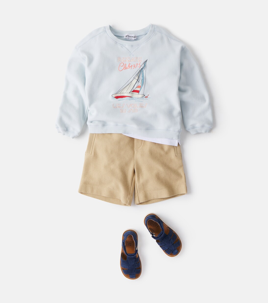 Ed cotton fleece Bermuda shorts | Bonpoint