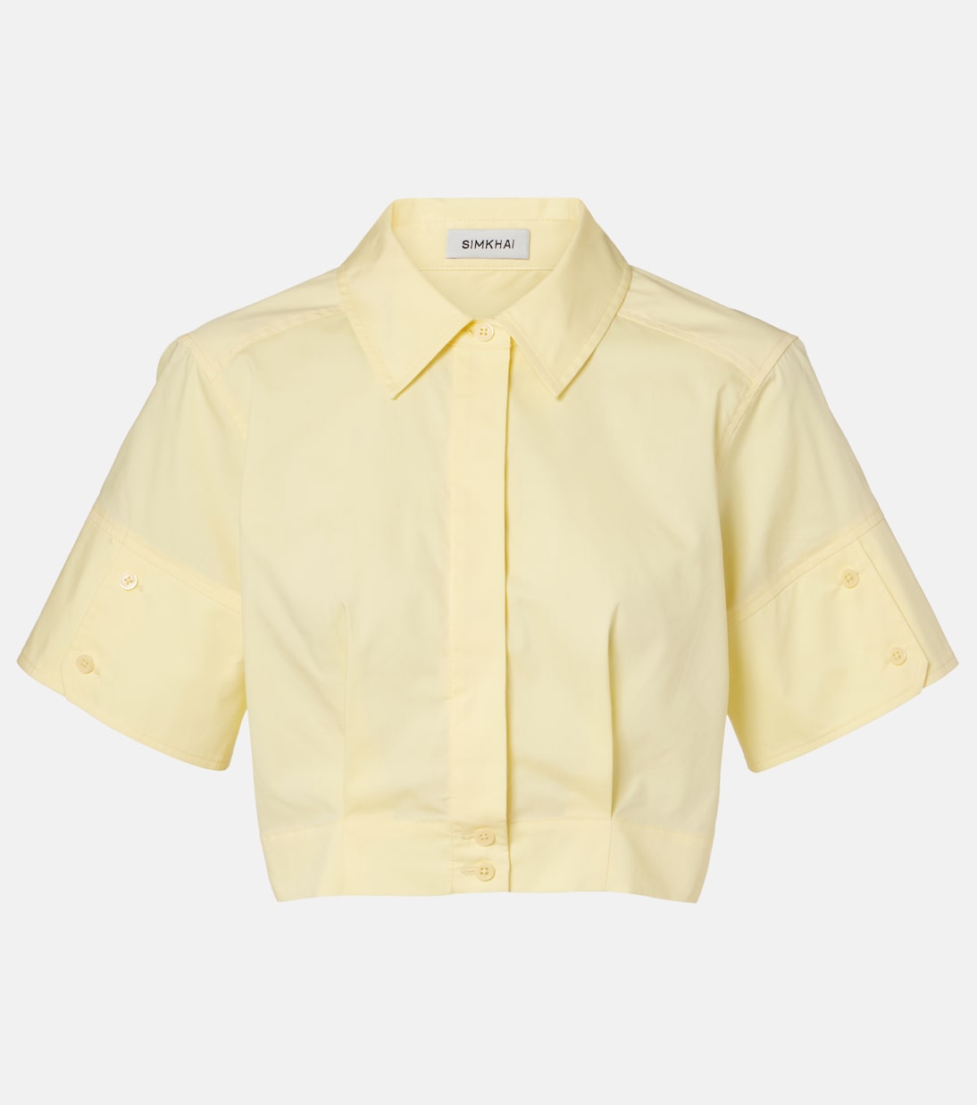 Sabrina cotton-blend crop top | Simkhai