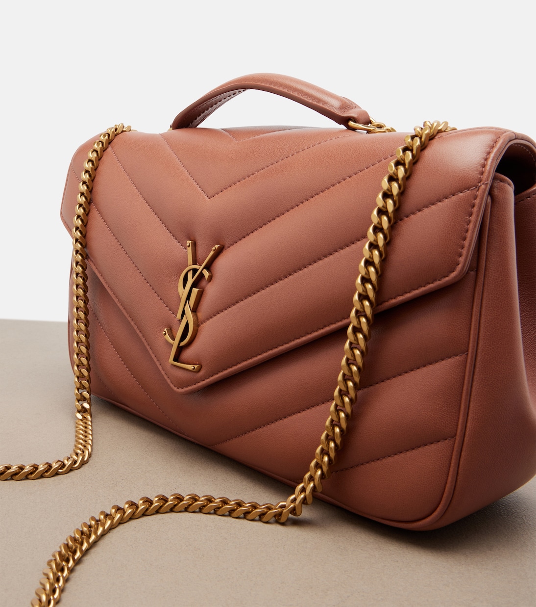 Loulou Medium leather shoulder bag | Saint Laurent