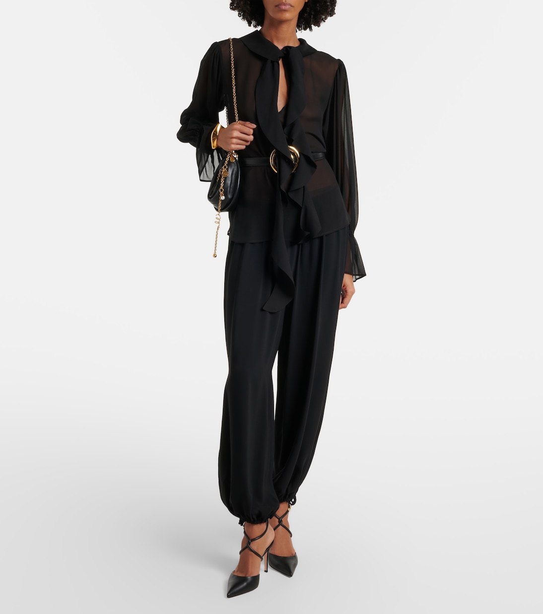 Leather slingback pumps | Gianvito Rossi