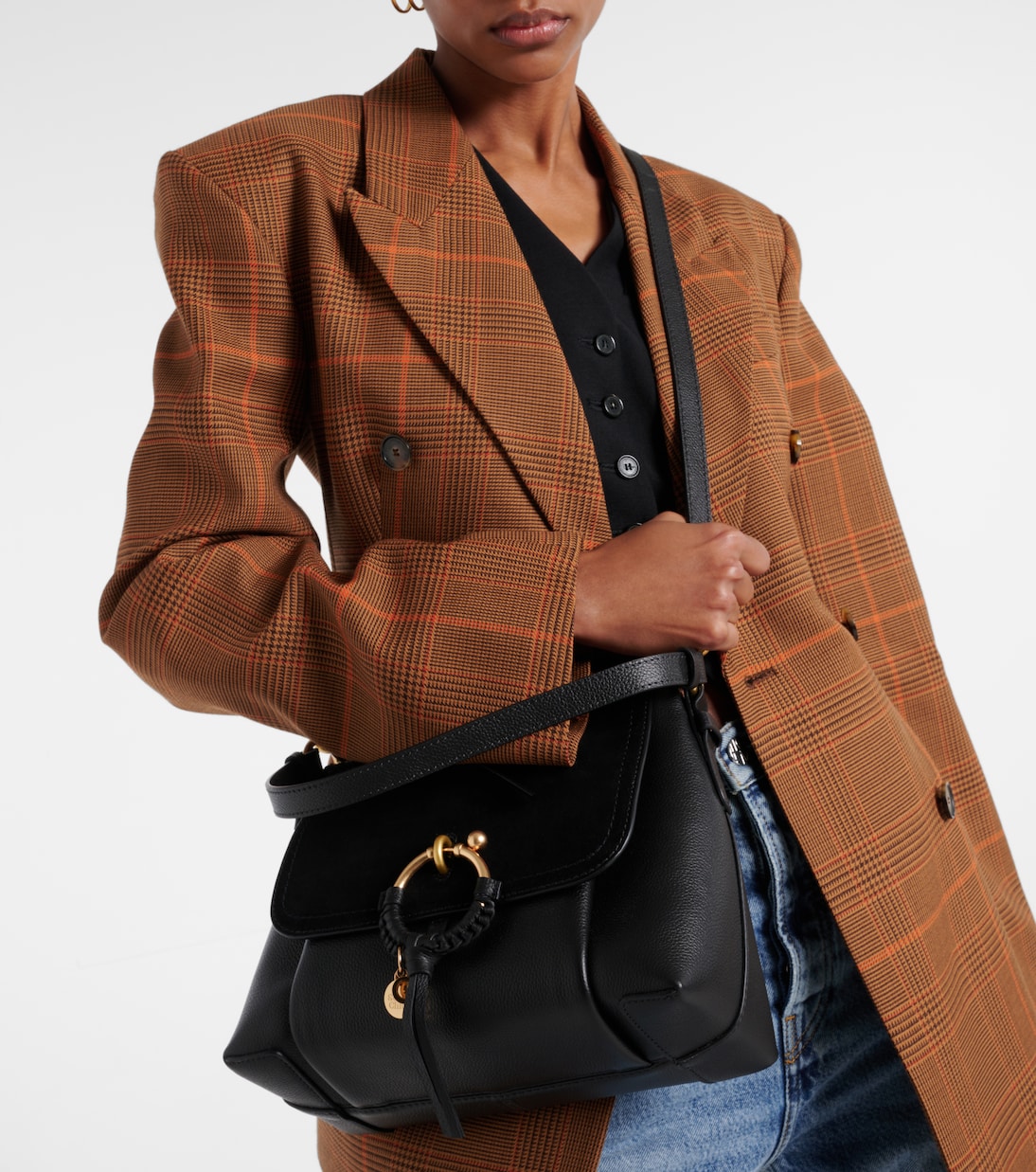 Borsa Joan Small in pelle e suede | See By Chloé