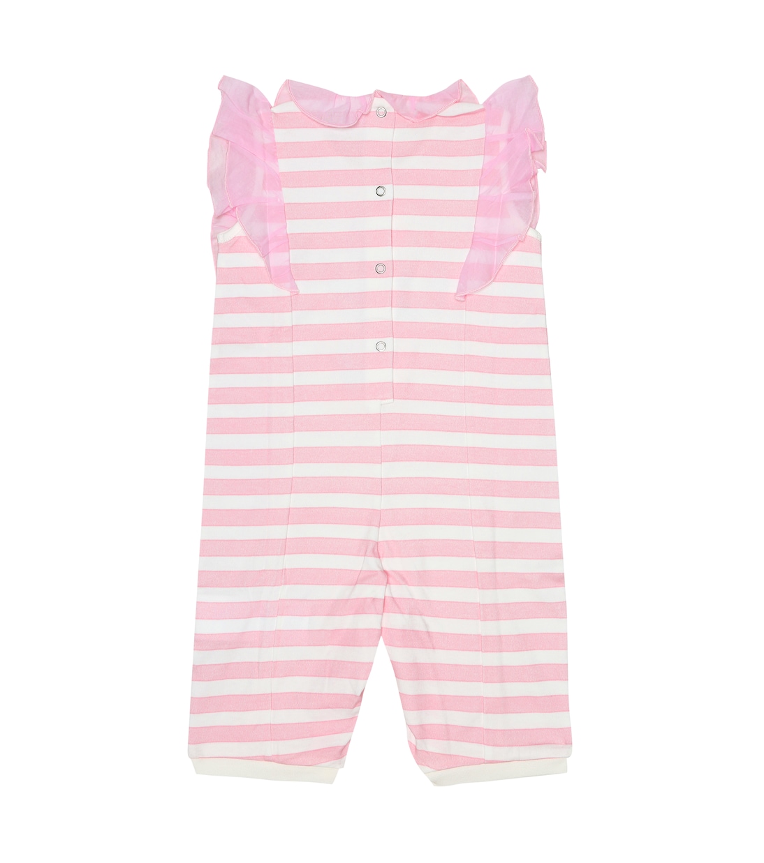Baby striped cotton onesie | Monnalisa