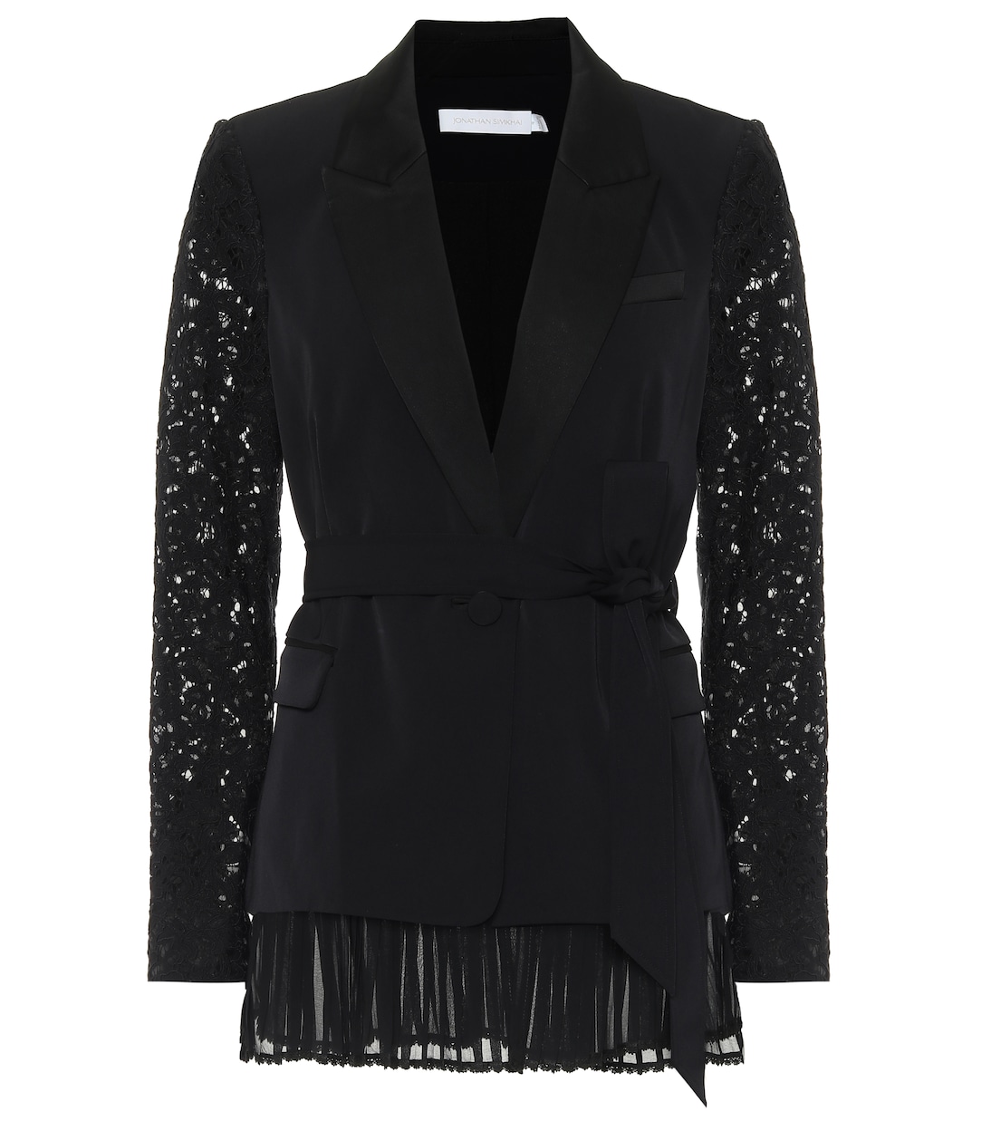 Blazer Faye in cady con pizzo | Simkhai