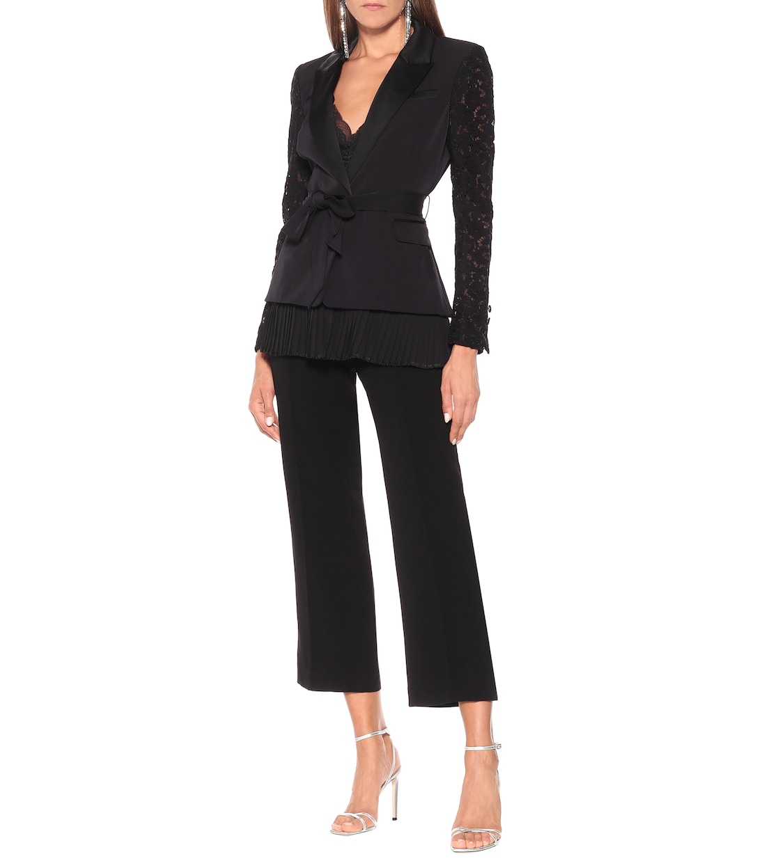 Blazer Faye in cady con pizzo | Simkhai
