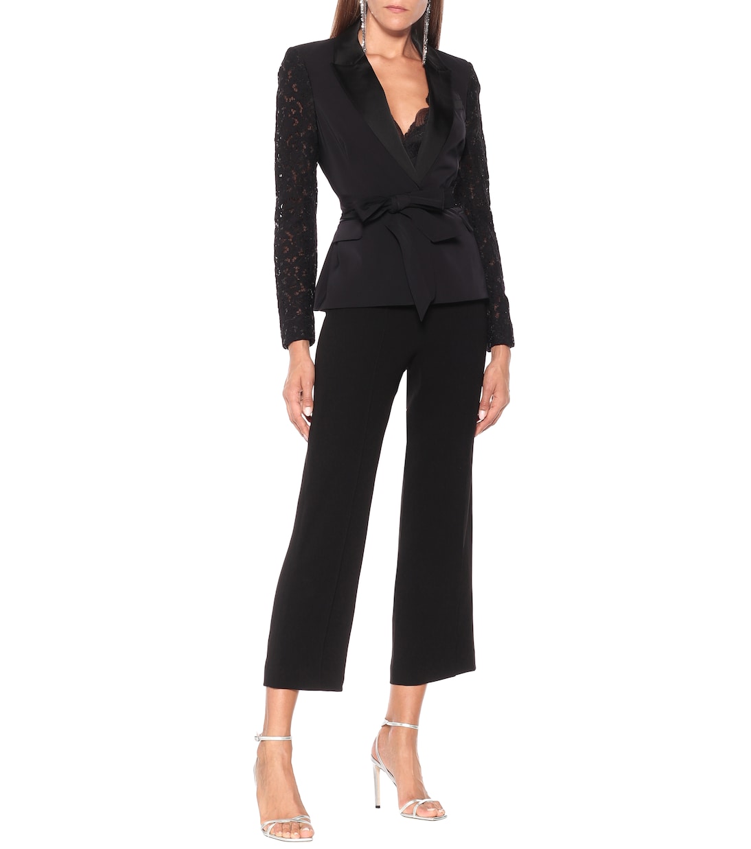 Blazer Faye in cady con pizzo | Simkhai