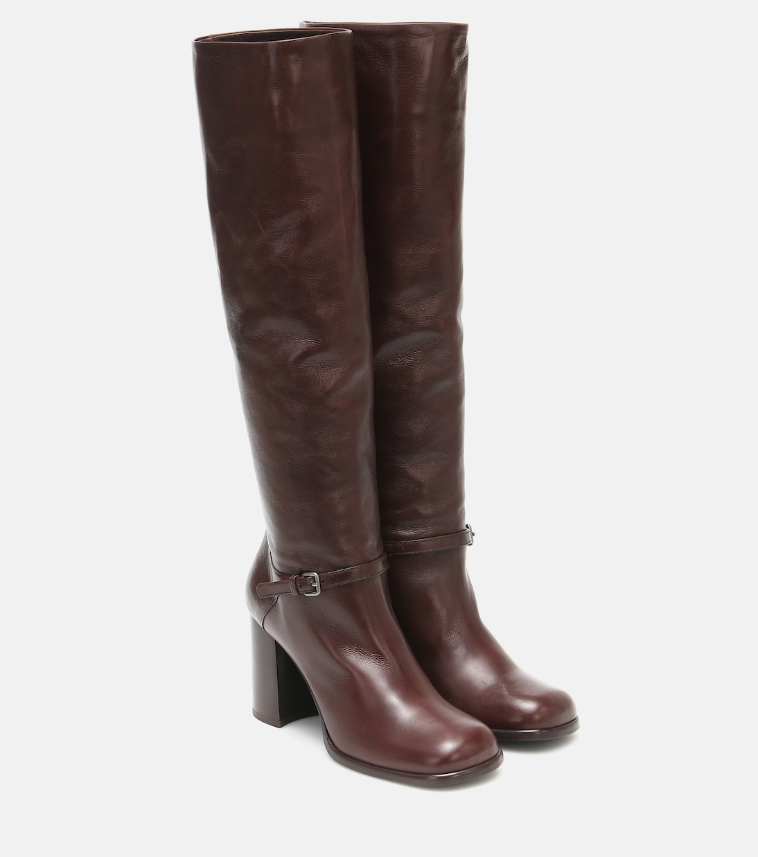 Stivali in pelle | Miu Miu