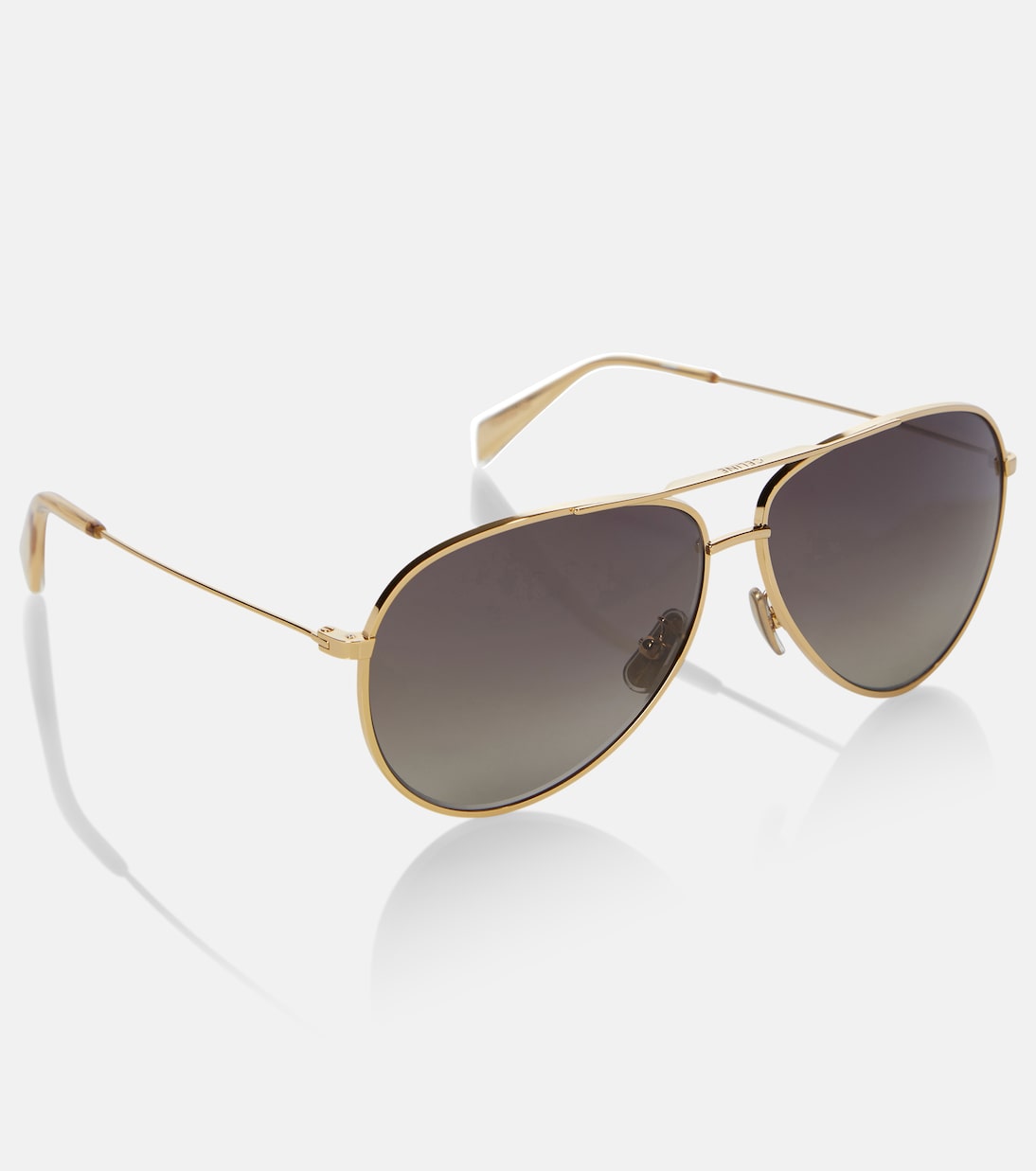 Occhiali da sole CELINE stile aviatore con custodia in pelle per giovani trendy
