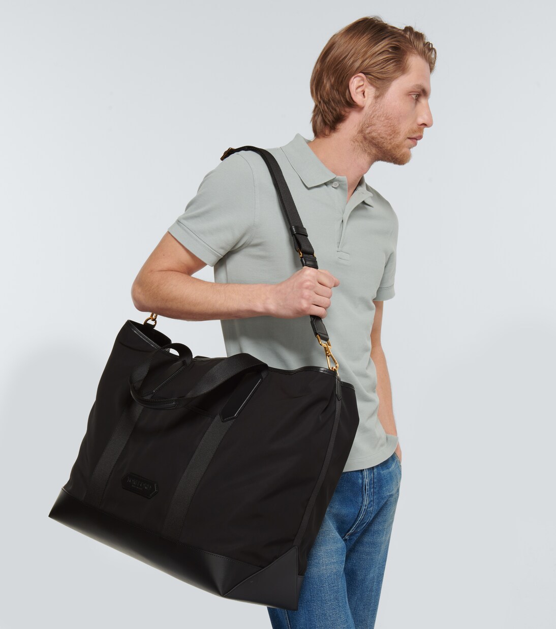 Cabas en toile en cuir | Tom Ford