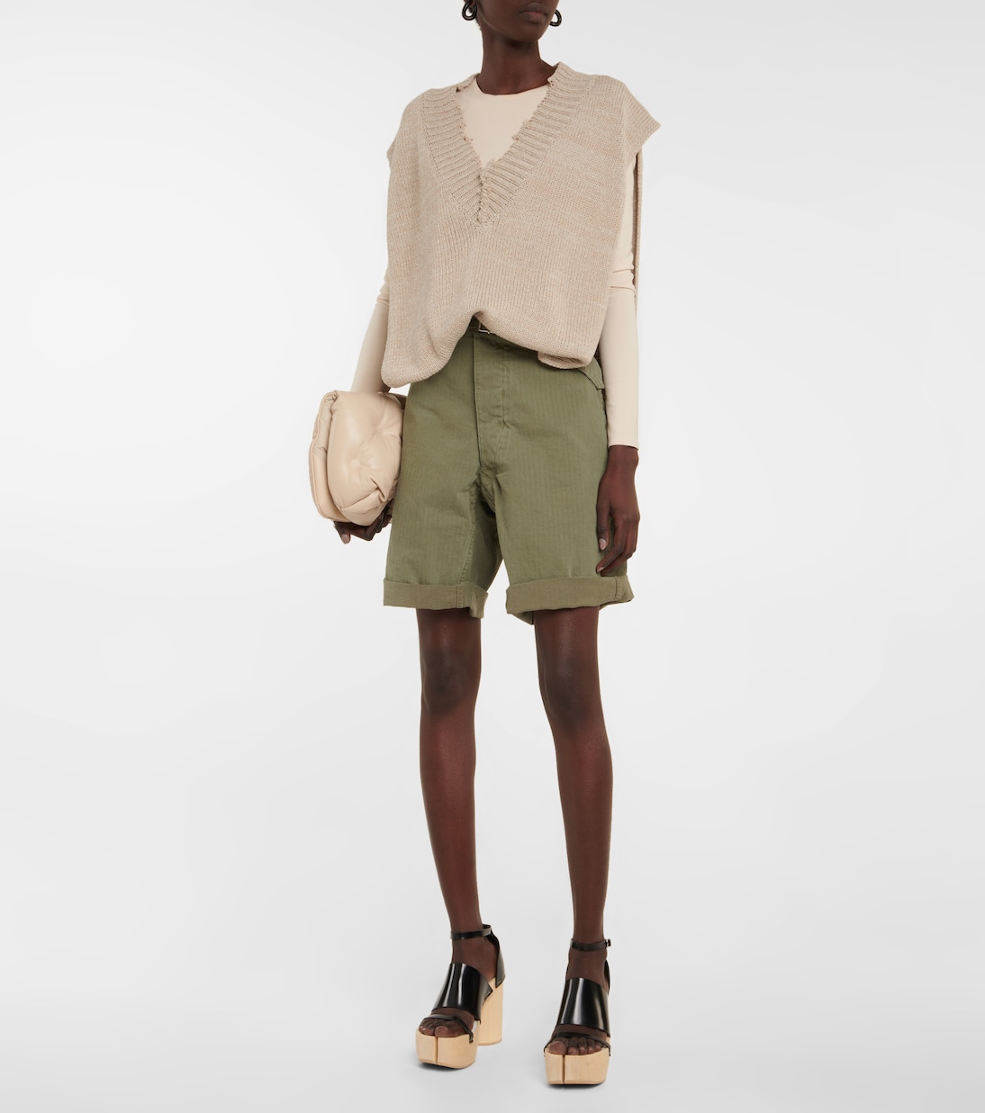 Bermuda in twill di cotone | Maison Margiela