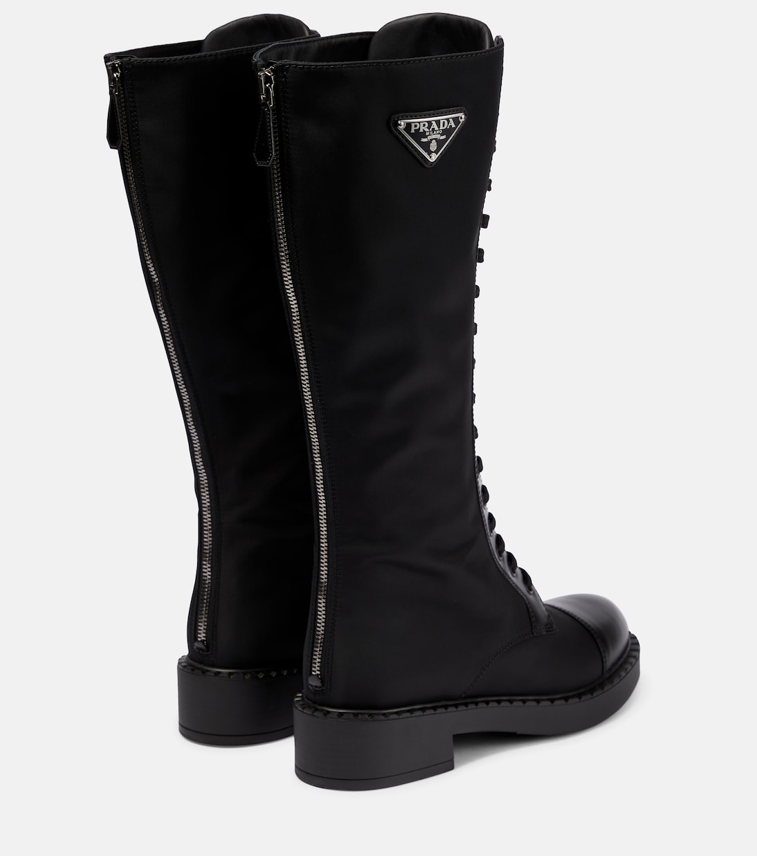 Stivali in Re-Nylon e pelle | Prada