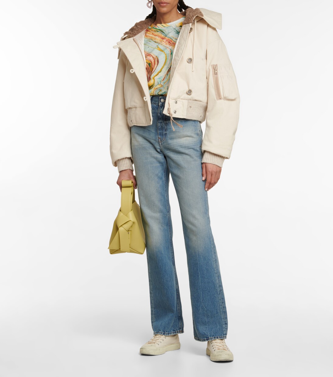 帆布高帮运动鞋 | Acne Studios