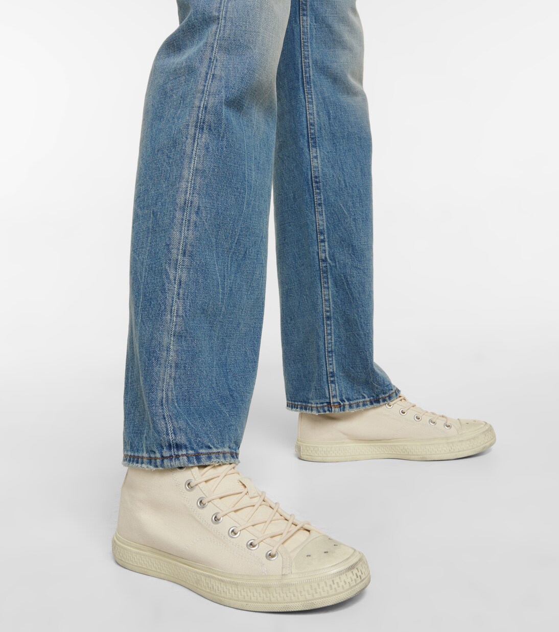 帆布高帮运动鞋 | Acne Studios