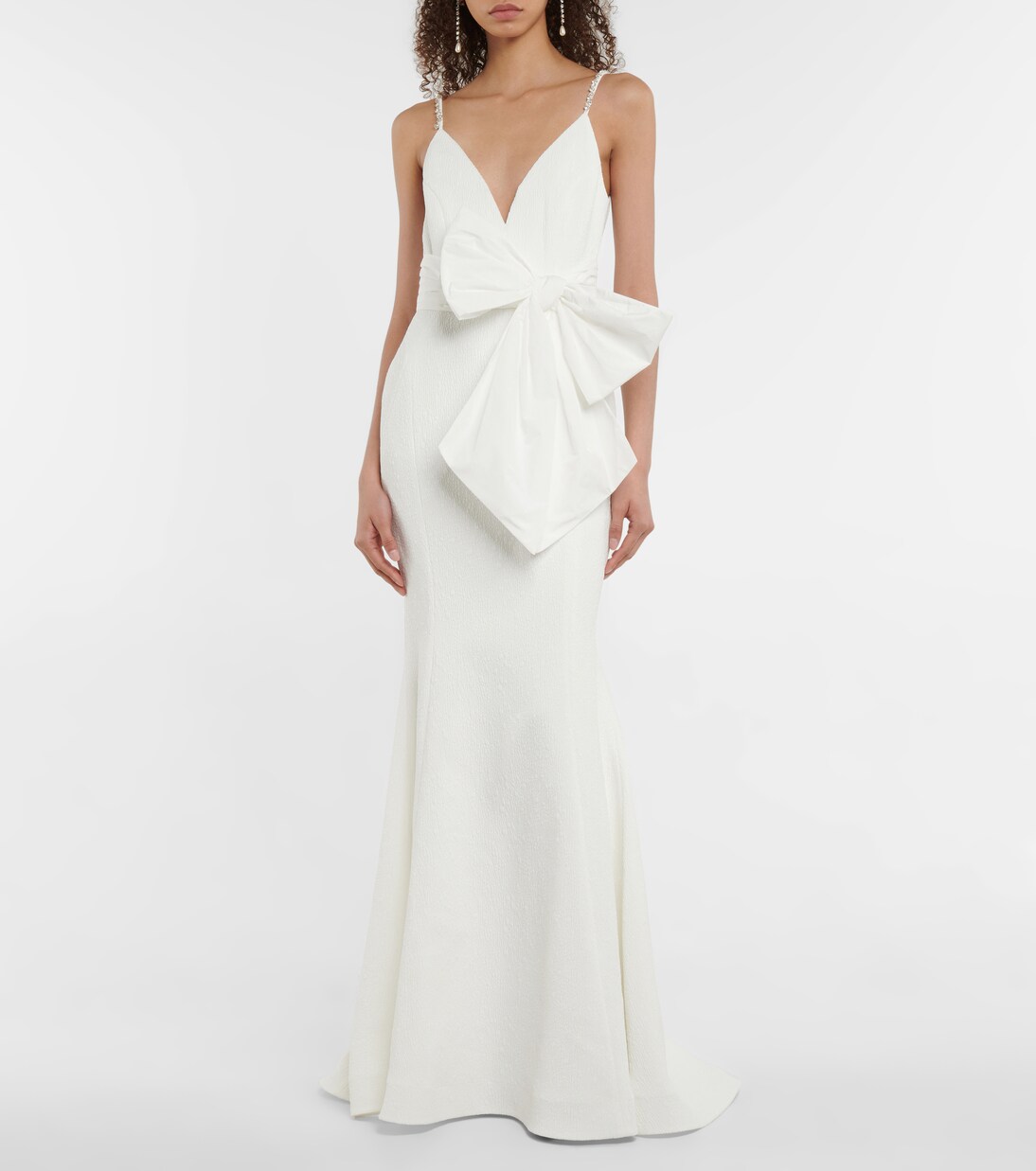 Bridal Robe Genevieve aus Crêpe | Rebecca Vallance
