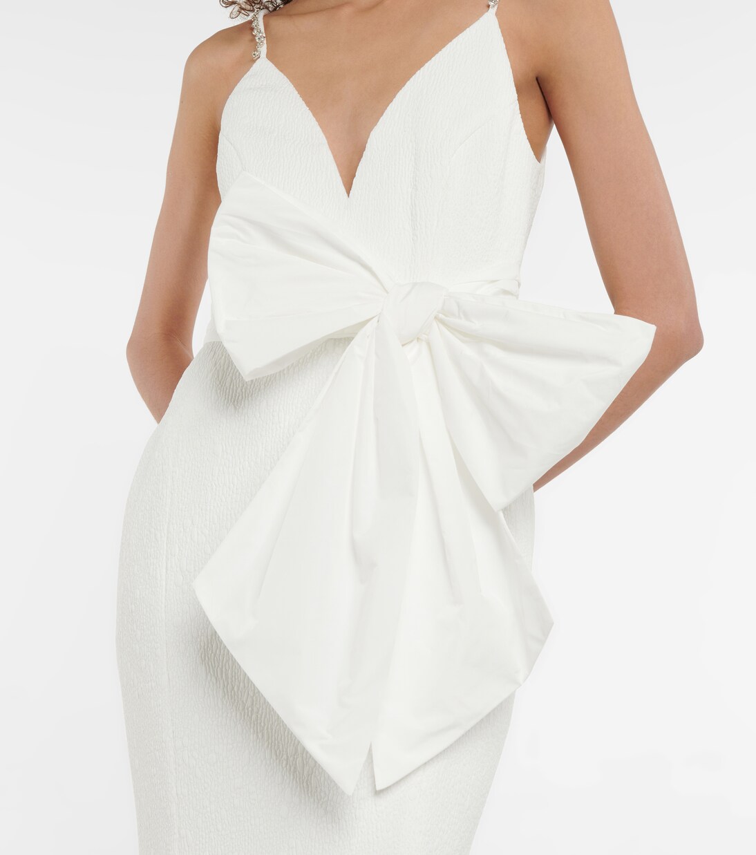 Bridal Robe Genevieve aus Crêpe | Rebecca Vallance