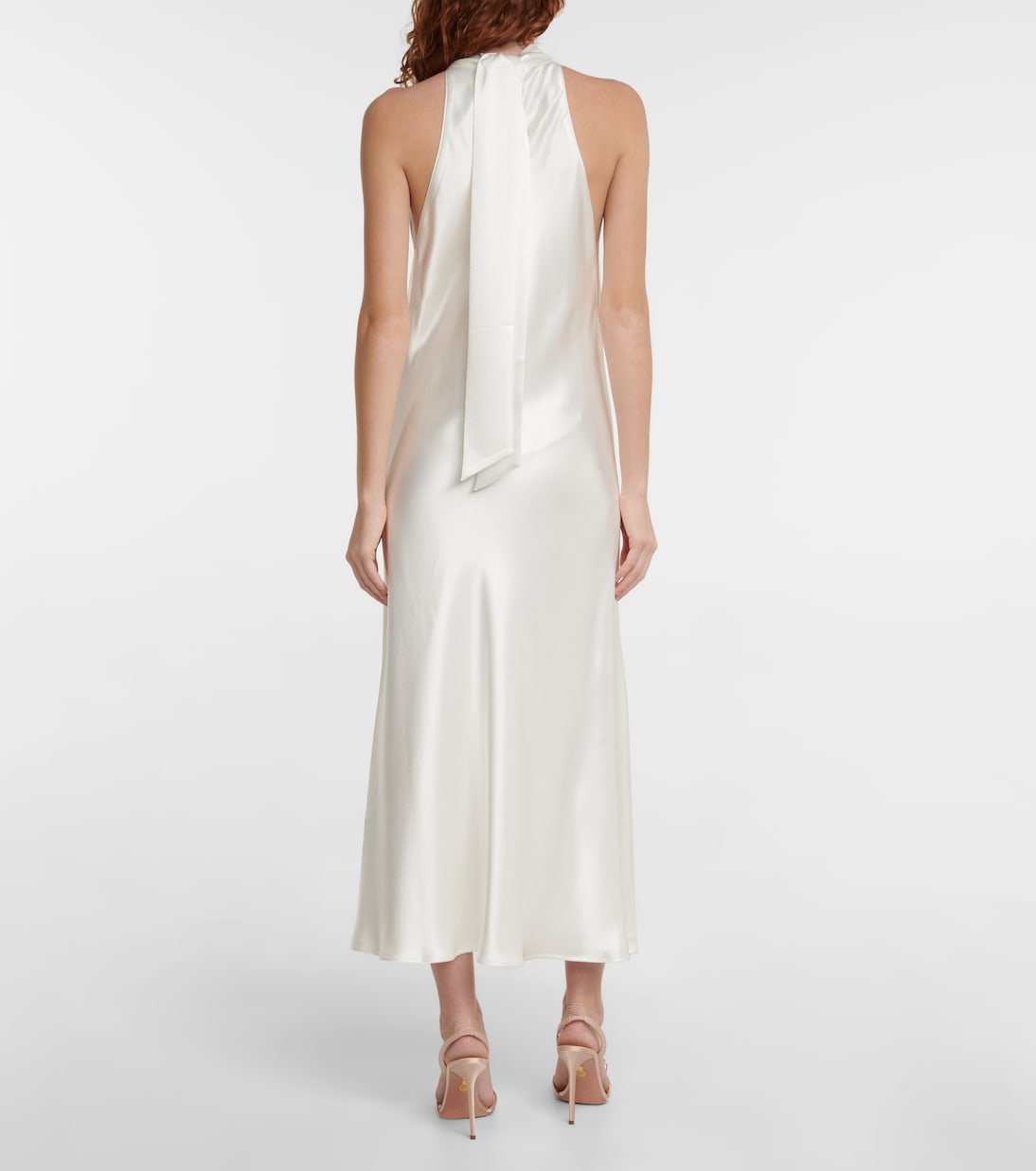 Bridal - Abito midi Cova in raso | Galvan