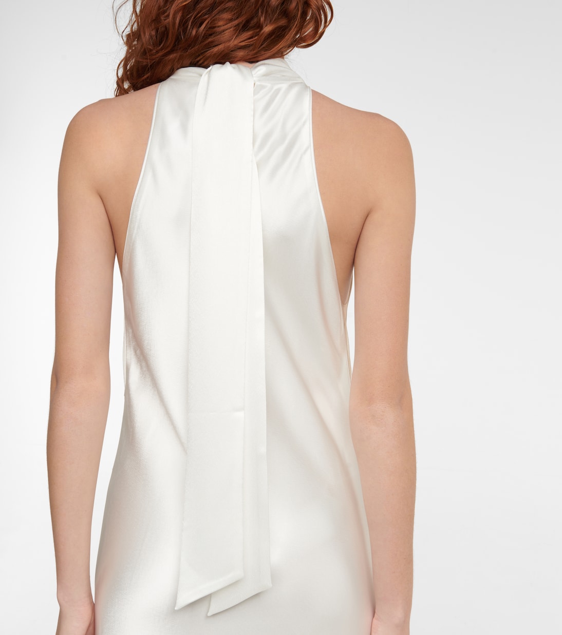 Bridal - Abito midi Cova in raso | Galvan