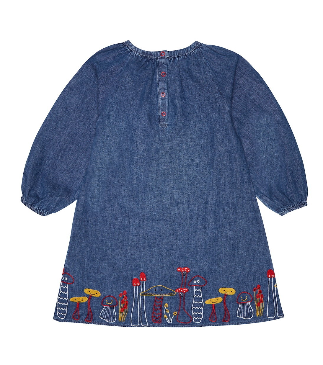 Robe brodée en jean | Stella McCartney Kids
