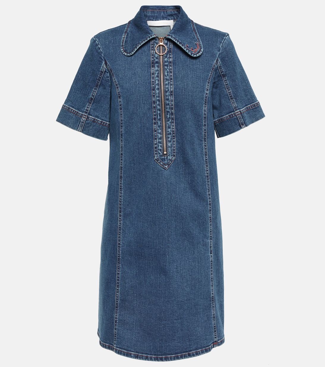 Denim minidress | See By Chloé