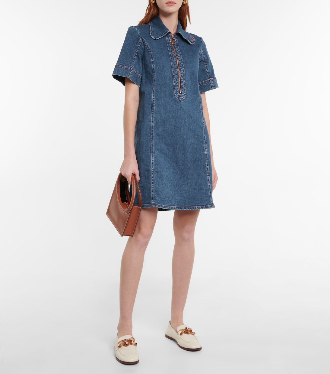 Denim minidress | See By Chloé