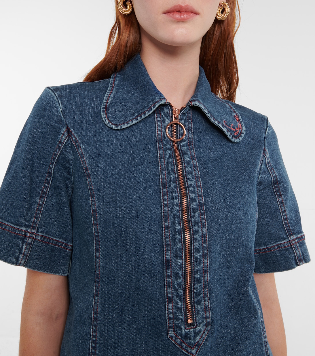 Denim minidress | See By Chloé