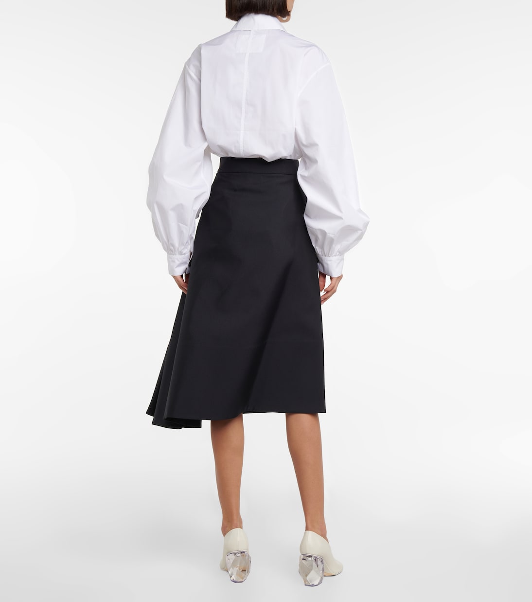 Falda midi asimétrica | Jil Sander