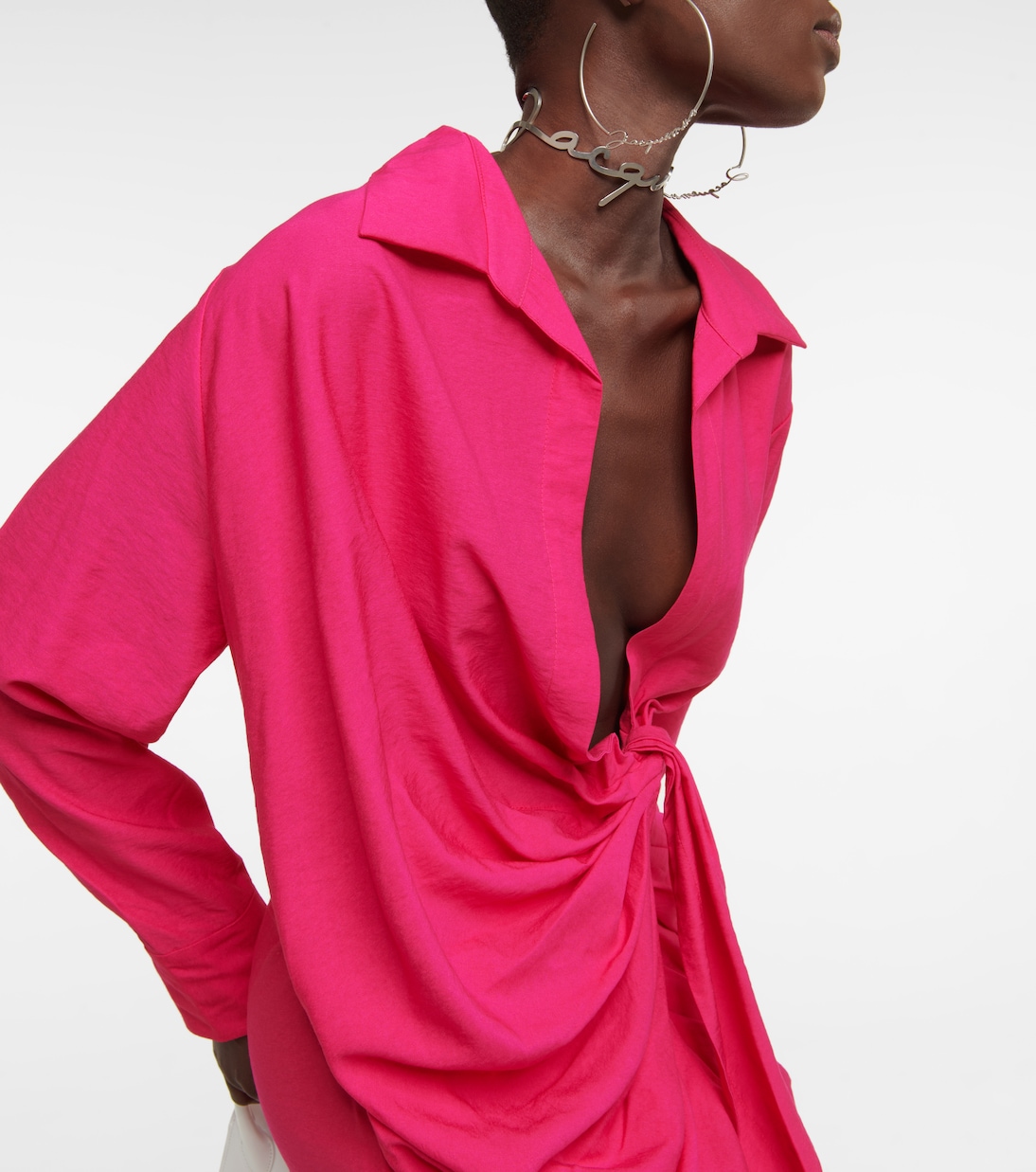 La Robe Bahia tie-detail minidress | Jacquemus