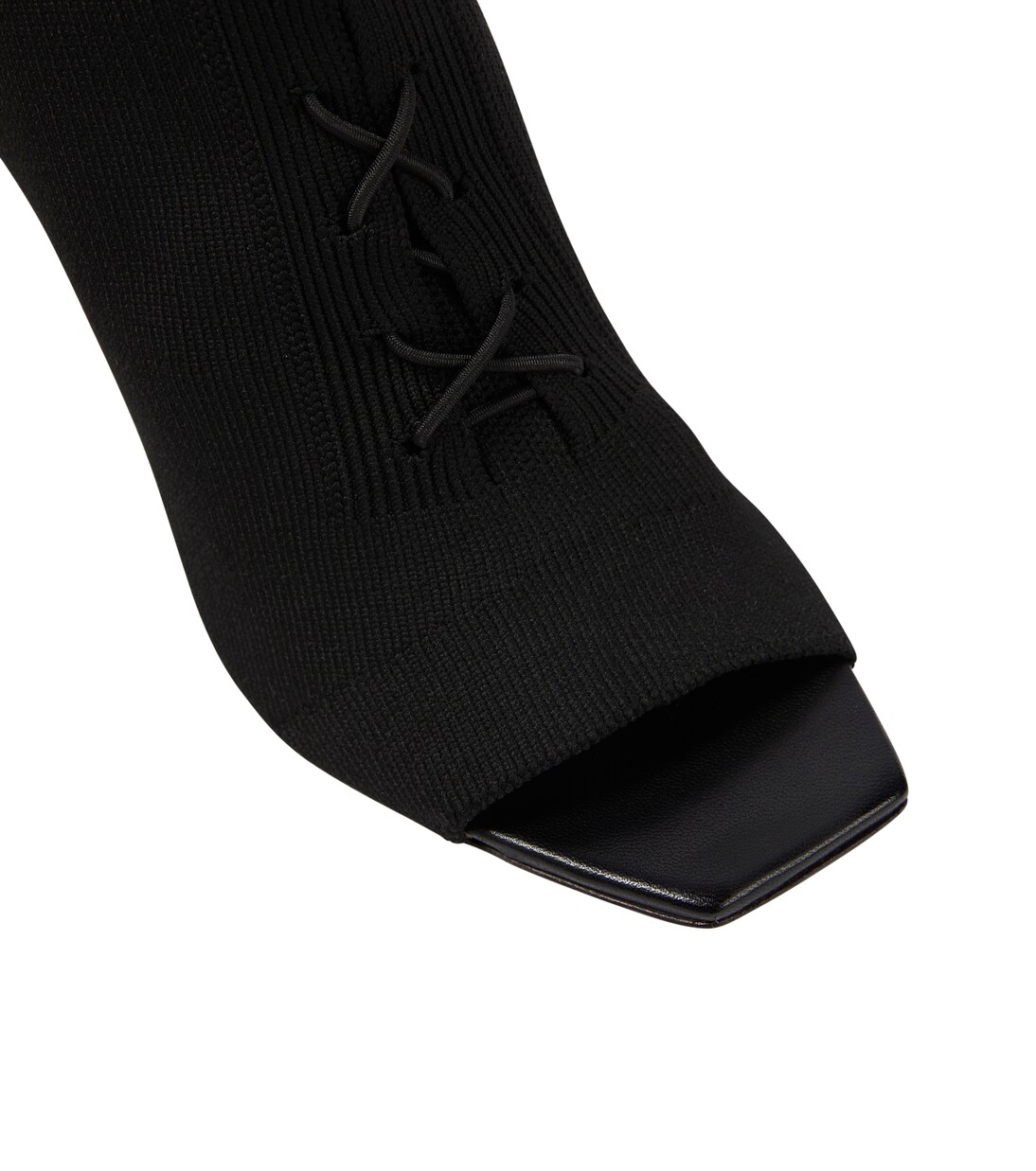 Open-toe knit boots | Balmain