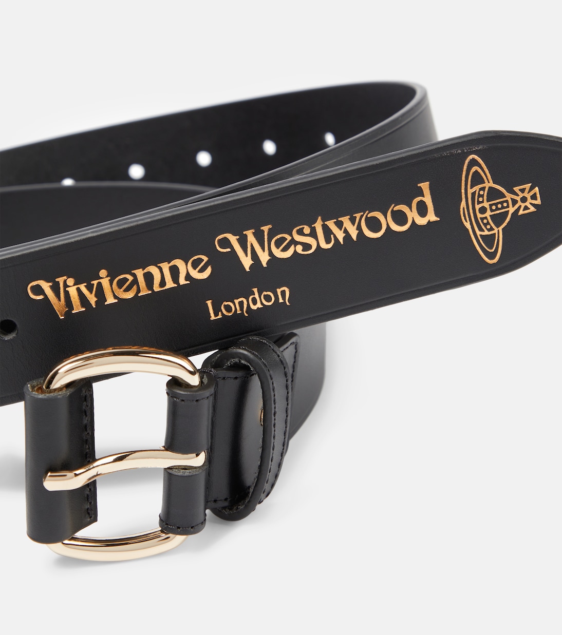 Cinturón Roller Buckle de piel | Vivienne Westwood