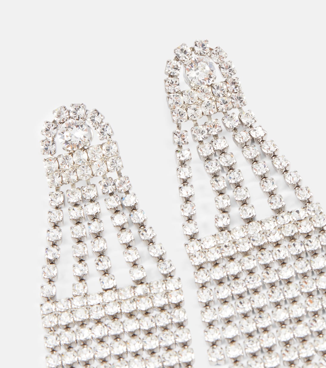 Orecchini pendenti Crystal Fan | Oscar de la Renta