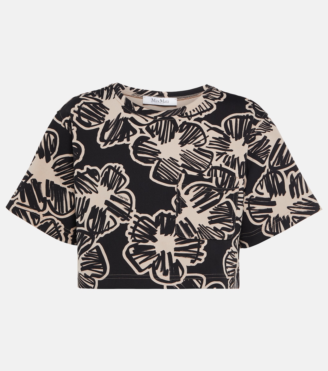 Top raccourci Apotema à fleurs | Max Mara