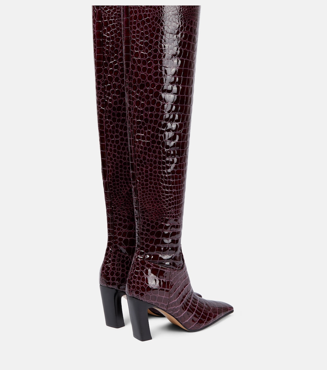 Botas altas de piel efecto serpiente | Khaite