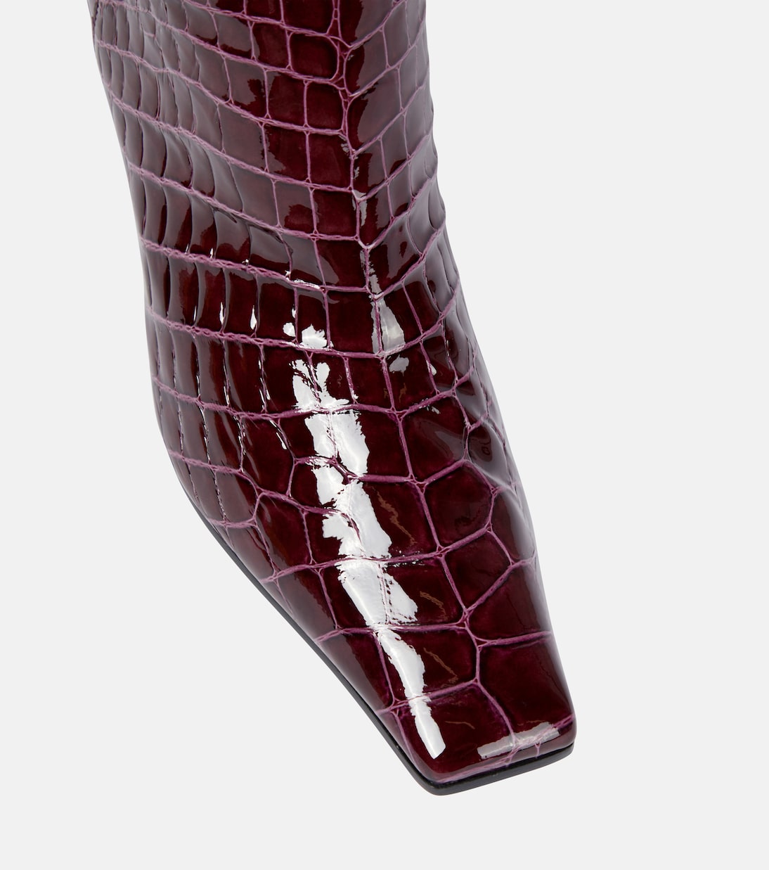 Botas altas de piel efecto serpiente | Khaite