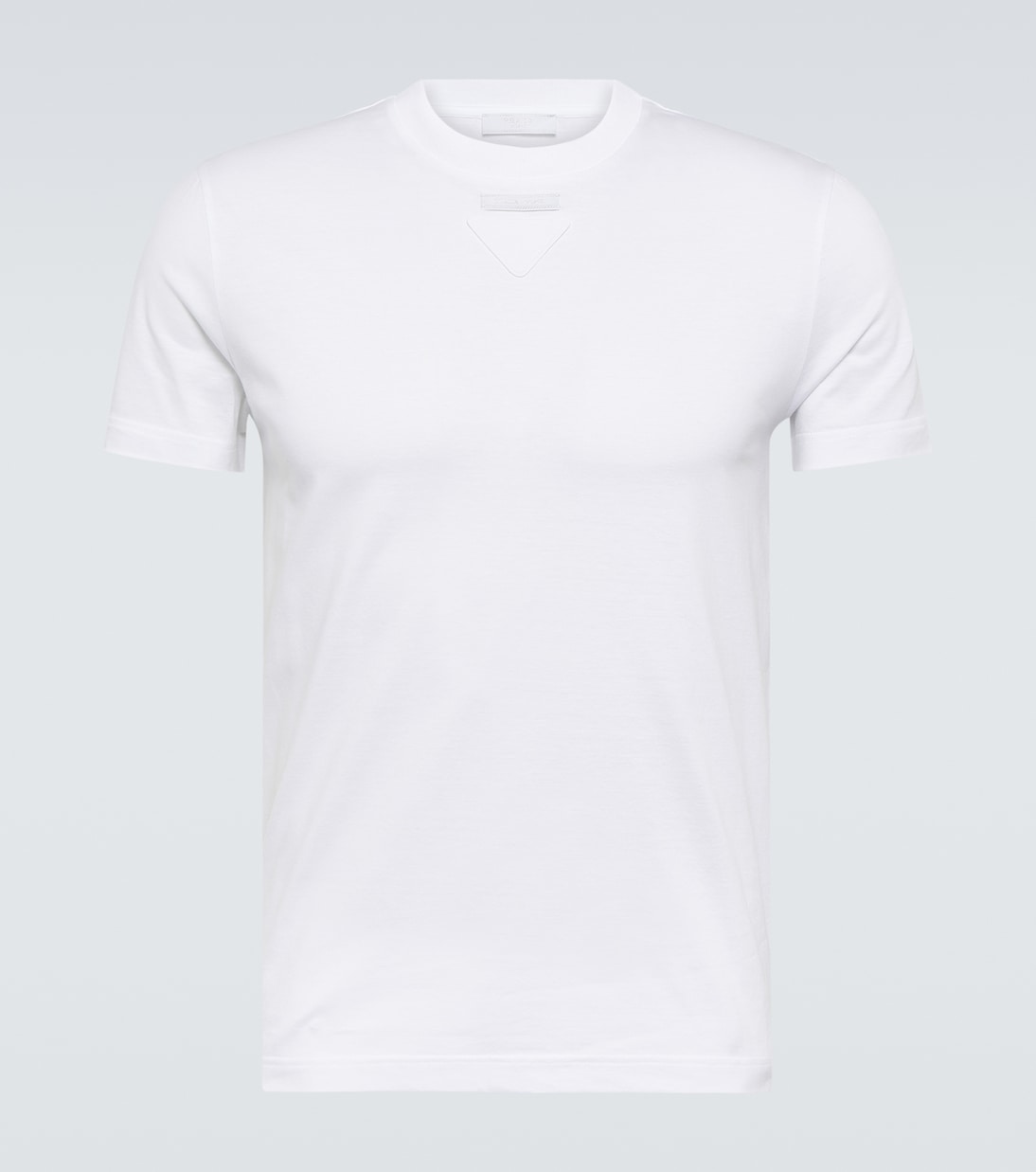 T-shirt en coton à ornements | Prada