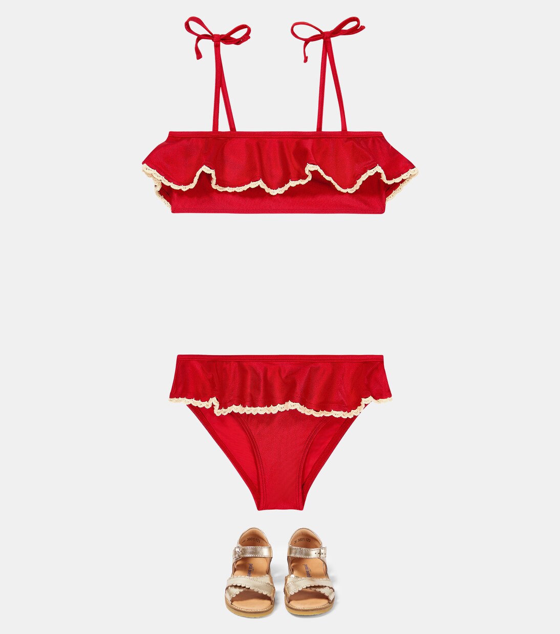 Raie ruffle-trimmed bikini | Zimmermann Kids