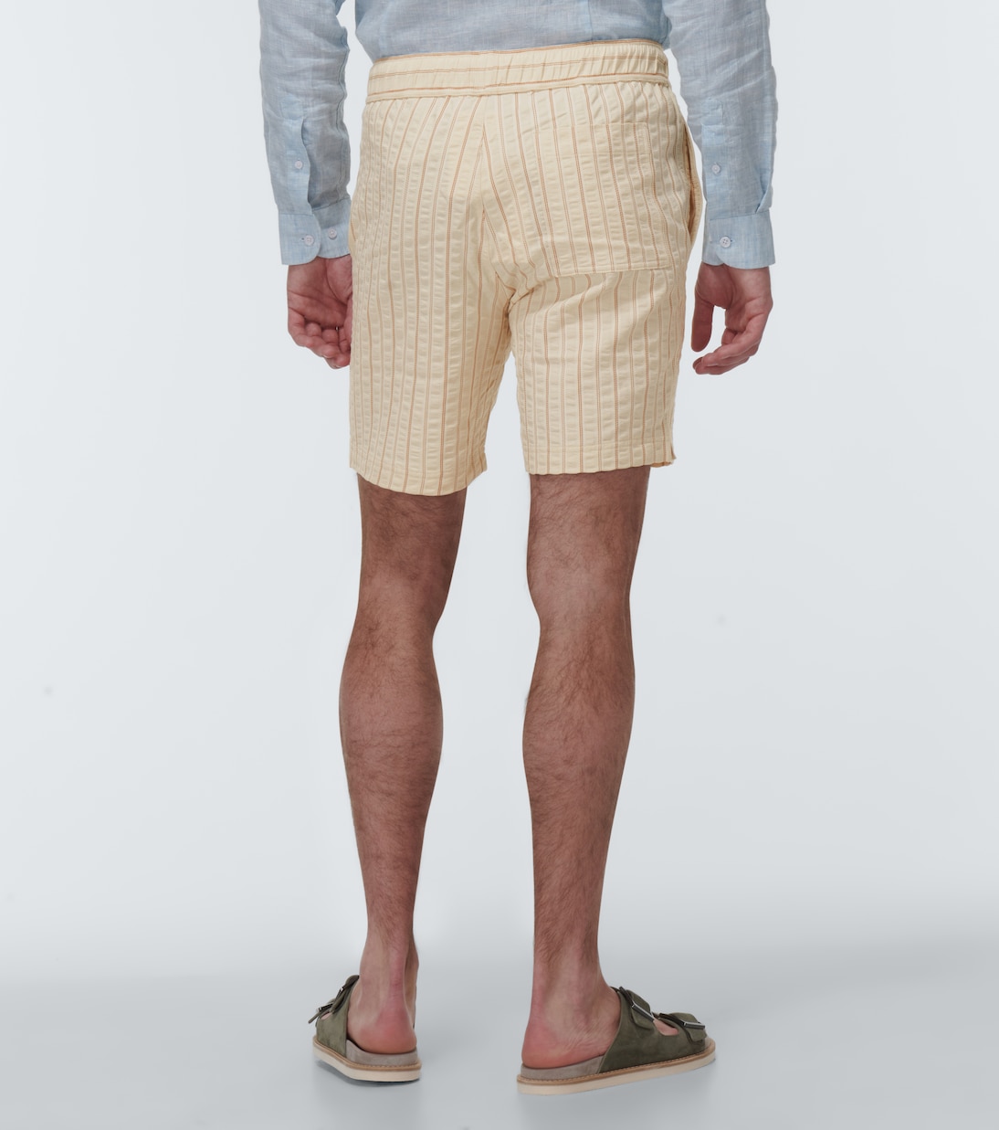 Shorts Louis de algodón a rayas | Orlebar Brown