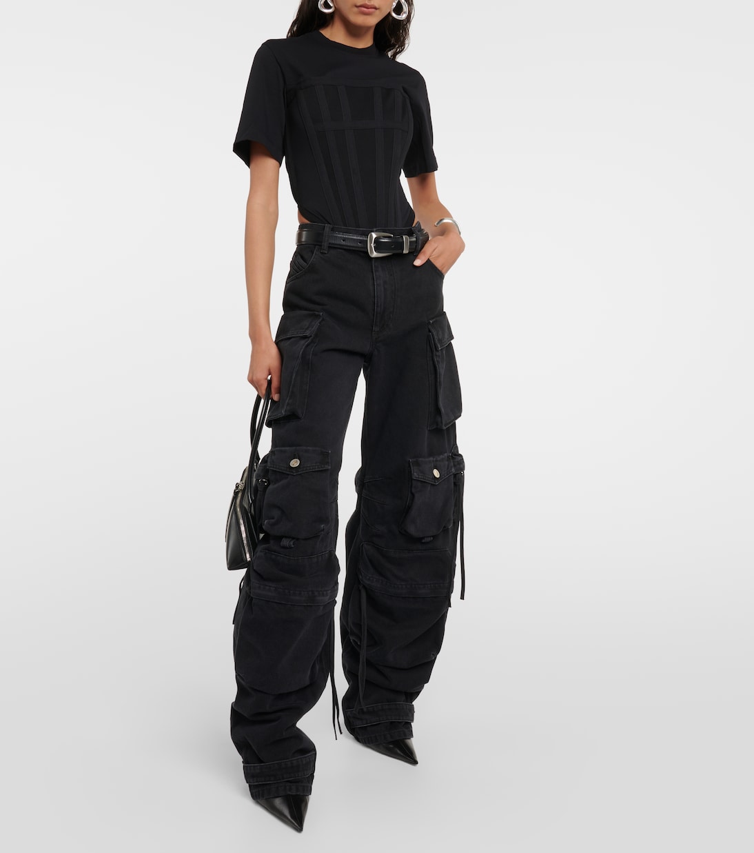 Camiseta Corset en jersey de algodón | Dion Lee