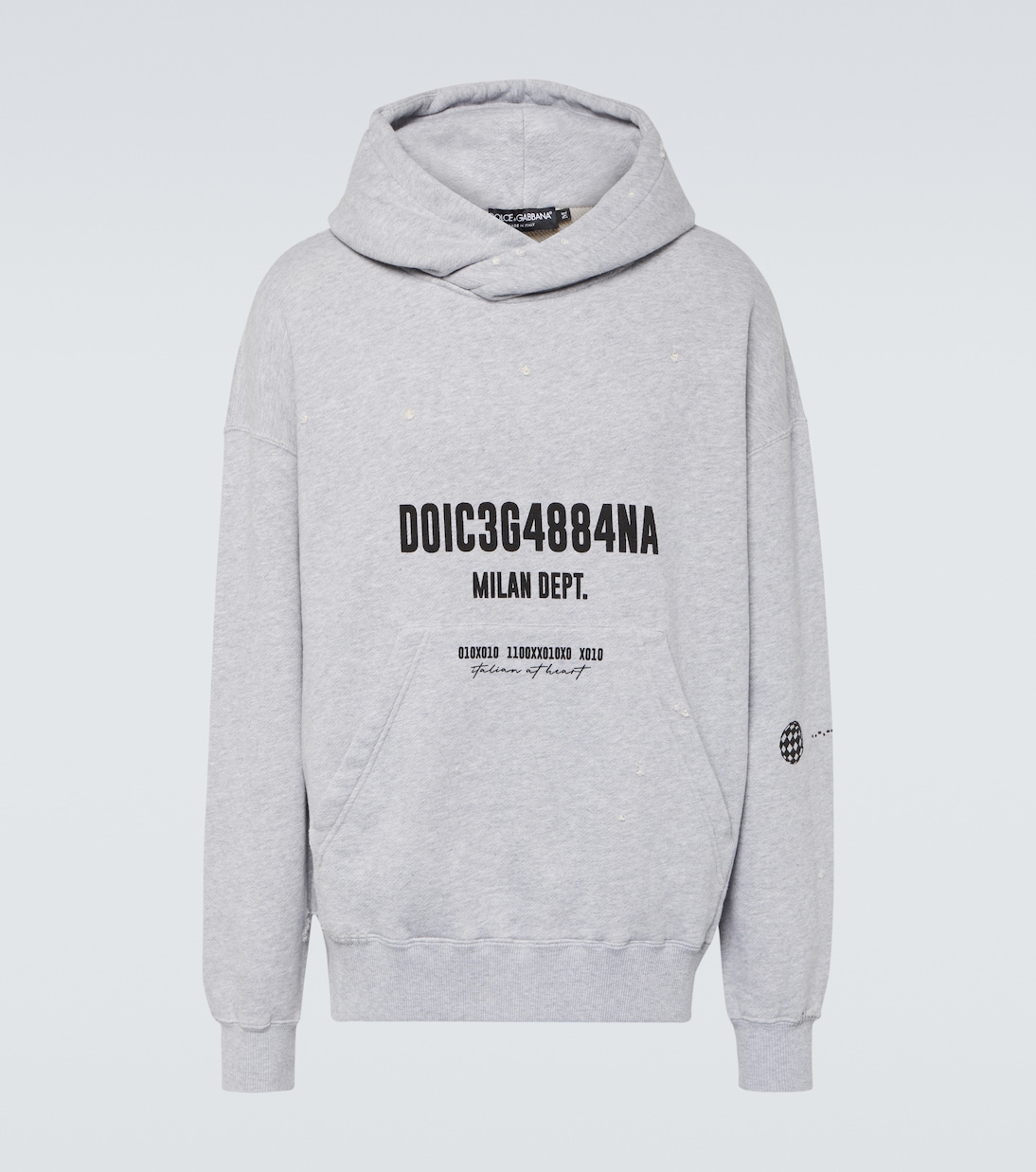 Felpa in cotone con cappuccio | Dolce&Gabbana