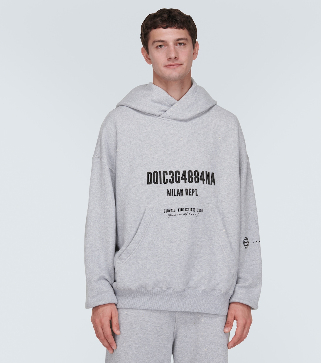 Felpa in cotone con cappuccio | Dolce&Gabbana