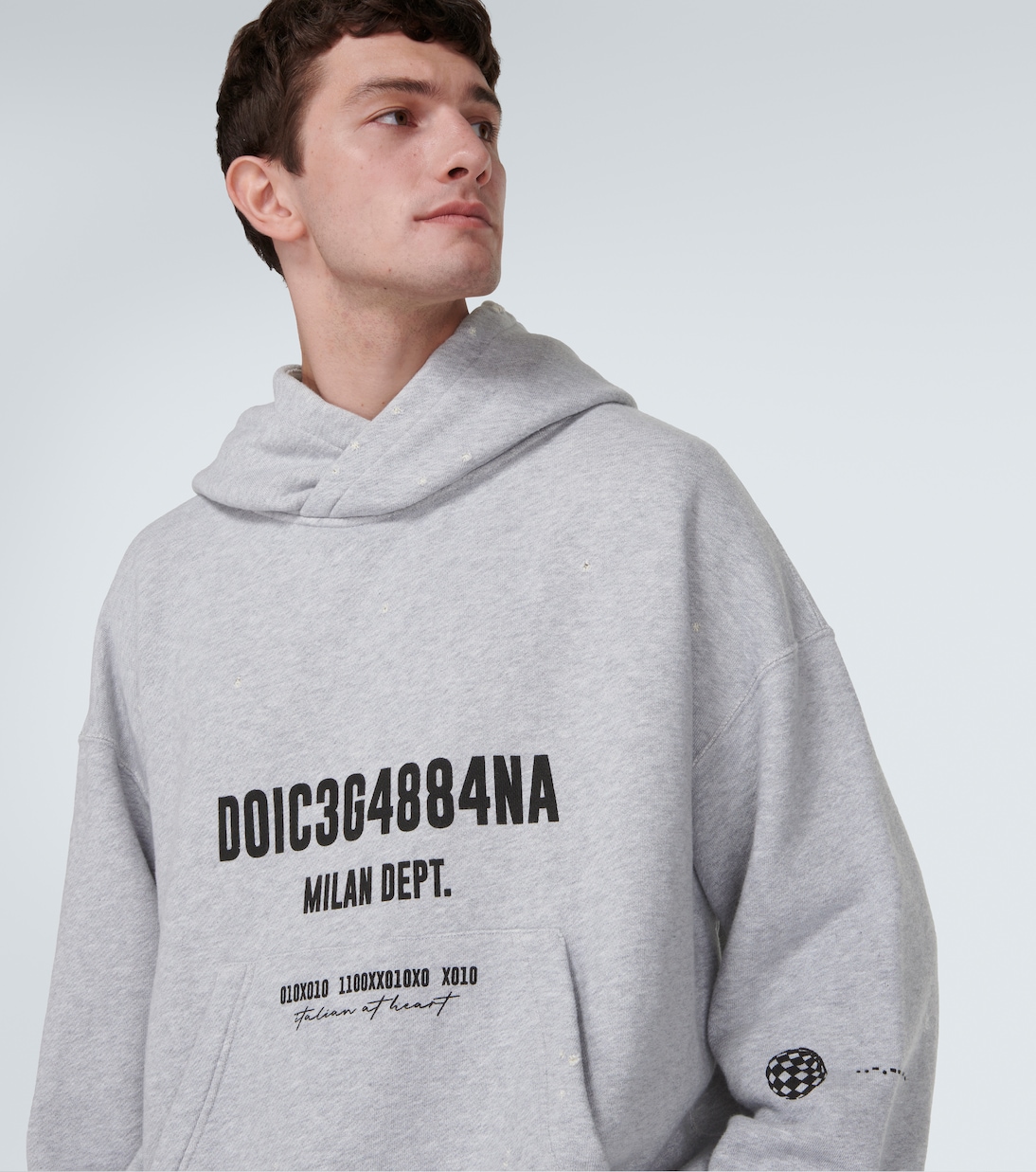 Felpa in cotone con cappuccio | Dolce&Gabbana
