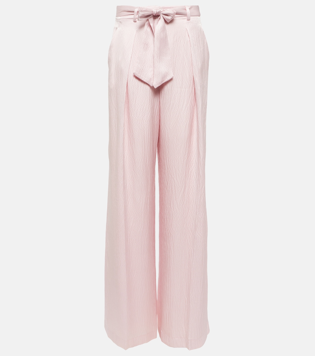 Pantalon ample à taille haute en soie | Gabriela Hearst