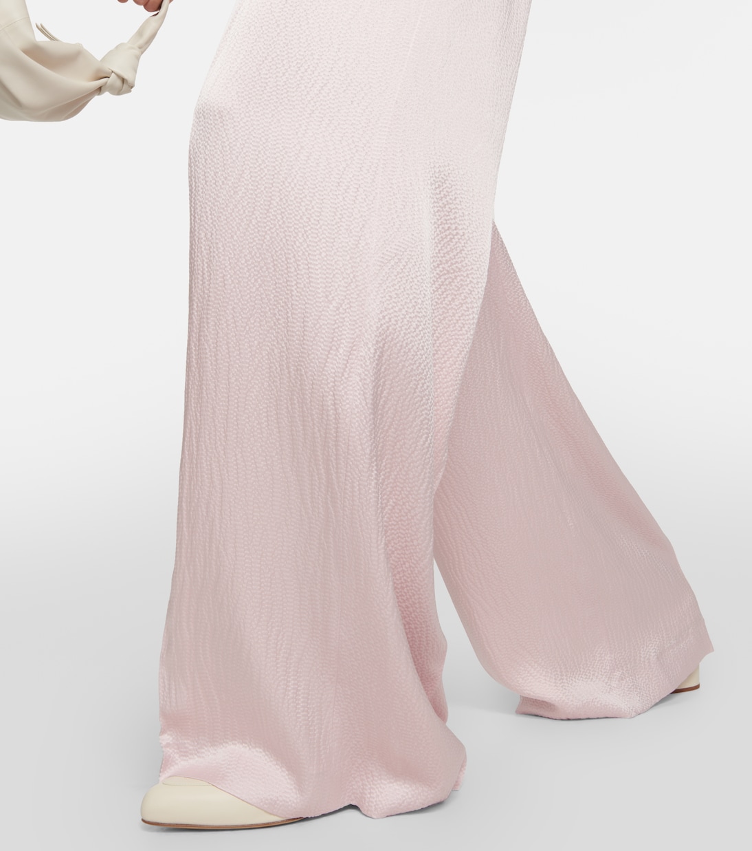 Pantalon ample à taille haute en soie | Gabriela Hearst